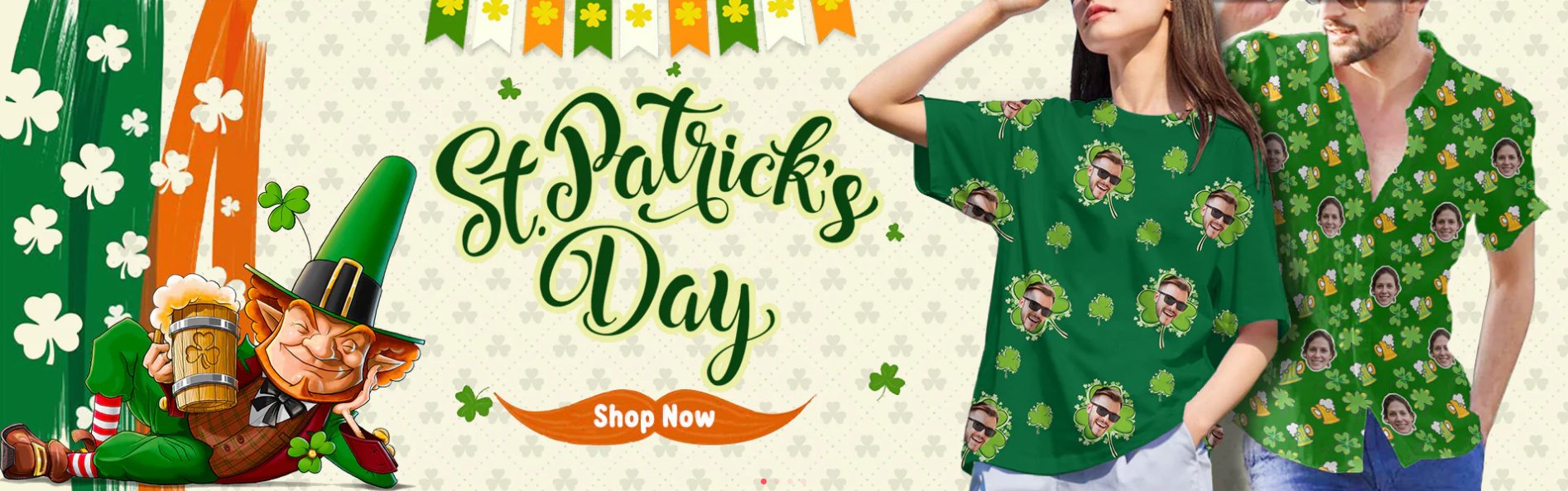 Custom Hawaiian Shirt to Celebrate St. Patrick's Day