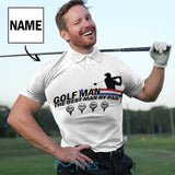 Custom Name Golf Man All Over Print Polo Shirt Personalized Men's Golf Shirt