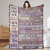 To My Daughter Ultra-Soft Micro Fleece Blanket