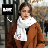 Custom Name Fluffy Scarf Soft&High Elasticity Winter Gift