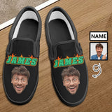 Custom Face&Name Slip-on Canvas Shoes