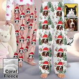 Flannel Pants for 2-15Y Kids-Custom Pet Photo Pajama Pants 100% Soft Flannel For Winter For Christmas