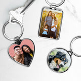 Custom Photo Stainless Steel Keychain