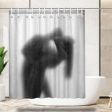 Couple Shadow Shower Curtain 66