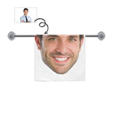 Custom Big Face Photo Towel