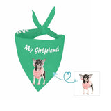 Custom Dog My Girlfriend Pet Bandana