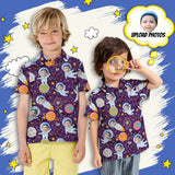 Custom Face Astronaut Boys' Polo Shirt