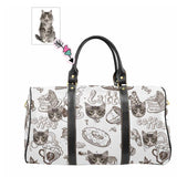 Custom Face Coffee Donuts Kitty Travel Bag