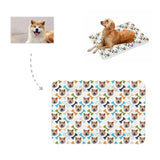 Custom Face Colorful Bone Pet Pad