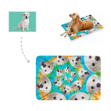 Custom Face Colorful Circle Pet Pad