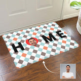 Custom Face Diamonds Doormat