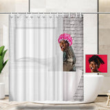 Custom Face Dinosaur Shower Curtain 66