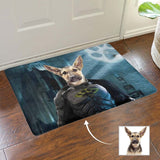 Custom Face Dog Man Doormat