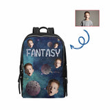 Custom Face Fantasy School Bag