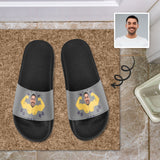 Custom Face Fitness Men's Slide Sandals