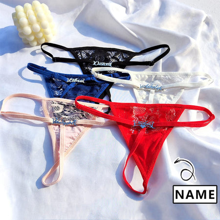 Personalized DIY Name Alphabet Underwear Waist Body Jewelry Women