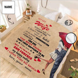 Nothing Could Change My Love Custom Name Fleece Blanket Birthday Wedding Anniversary Valentine's Day Presents