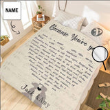 Personalized Blankets for The Closest One to Your Heart Custom Couple Gifts