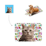 Custom Photo Cat Happy East Love Pet Pad