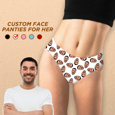 Custom Underwear for Women, Personalized Faces Thong Briefs, Customize  Photo V-string Panties, Birthday Gifts for Girlfriend Gifts for Wife -   Sweden