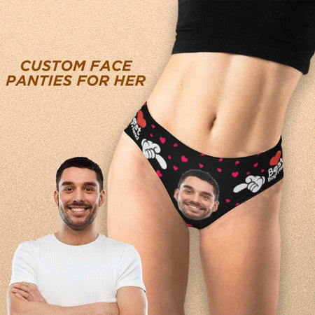Personalized Couple Matching Underwear Gift, Custom Photo Face Panties,  Girlfriend Face Panties, Boyfriend Boxer Briefs, Newlywed Sexy Gifts -   Norway